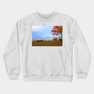 A seat by the lake. Crewneck Sweatshirt